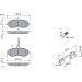 BOSCH Bremsbelagsatz, Scheibenbremse 0 986 494 163 BOSCH Bremsbelagsatz, Scheibenbremse 0 986 494 163