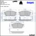 Delphi Bremsbelagsatz, Scheibenbremse LP704 Delphi Bremsbelagsatz, Scheibenbremse LP704