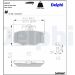 Delphi Bremsbelagsatz, Scheibenbremse LP617 Delphi Bremsbelagsatz, Scheibenbremse LP617