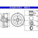 Bremstrommel 24.0220-0738.2 Bremstrommel 24.0220-0738.2
