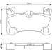 BOSCH Bremsbelagsatz, Scheibenbremse 0 986 494 205 BOSCH Bremsbelagsatz, Scheibenbremse 0 986 494 205
