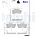 Delphi Bremsbelagsatz, Scheibenbremse LP804 Delphi Bremsbelagsatz, Scheibenbremse LP804