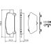 BOSCH Bremsbelagsatz, Scheibenbremse 0 986 424 650 BOSCH Bremsbelagsatz, Scheibenbremse 0 986 424 650