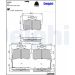 Delphi Bremsbelagsatz, Scheibenbremse LP880 Delphi Bremsbelagsatz, Scheibenbremse LP880