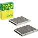 MANN-FILTER CUK 2533-2 Innenraumfilter, Aktivkohlefilter