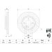 BOSCH 0 986 479 B39 Bremsscheibe 276mm für MINI Schrägheck, Cabrio 4x100, Belüftet, beschichtet, hochgekohlt