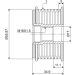 Valeo Generatorfreilauf VALEO NEW SPARE PART 588096