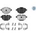 Meyle Bremsbelagsatz, Scheibenbremse MEYLE-PD: Advanced performance and design 025 245 6118/PD