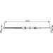 BOSCH Seilzug, Feststellbremse 1 987 482 670 BOSCH Seilzug, Feststellbremse 1 987 482 670