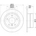Bremsscheibe 8DD 355 104-261 Bremsscheibe 8DD 355 104-261