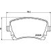 Hella Bremsbelagsatz, Scheibenbremse 8DB 355 011-531 Hella Bremsbelagsatz, Scheibenbremse 8DB 355 011-531