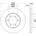 Hella Bremsscheibe 8DD 355 111-991