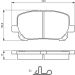 BOSCH Bremsbelagsatz, Scheibenbremse 0 986 424 761 BOSCH Bremsbelagsatz, Scheibenbremse 0 986 424 761