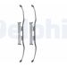 Zubehörsatz, Scheibenbremsbelag LX0309 Zubehörsatz, Scheibenbremsbelag LX0309