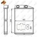 NRF Wärmetauscher, Innenraumheizung mit Montagematerial EASY FIT 54309 NRF Wärmetauscher, Innenraumheizung mit Montagematerial EASY FIT 54309