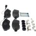 BOSCH Bremsbelagsatz, Scheibenbremse 0 986 494 591