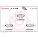 Brembo Bremsbelagsatz, Scheibenbremse PRIME LINE P 49 049 Brembo Bremsbelagsatz, Scheibenbremse PRIME LINE P 49 049