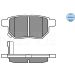 Meyle Bremsbelagsatz, Scheibenbremse MEYLE-ORIGINAL: True to OE 025 246 1015/W Meyle Bremsbelagsatz, Scheibenbremse MEYLE-ORIGINAL: True to OE 025 246 1015/W