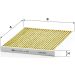 MANN-FILTER FP 2243 Innenraumfilter FreciousPlus Aktivkohlefilter mit Polyphenol, antibakteriell, Feinstaubfilter (PM 2.5)