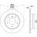 Hella Pagid Bremsscheibe Pro High Carbon 8DD 355 127-181