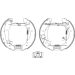 Bremsbackensatz 8DB 355 004-231 Bremsbackensatz 8DB 355 004-231