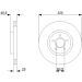 BOSCH Bremsscheibe 0 986 479 C75 BOSCH Bremsscheibe 0 986 479 C75