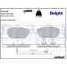 Delphi Bremsbelagsatz, Scheibenbremse LP2238 Delphi Bremsbelagsatz, Scheibenbremse LP2238