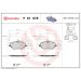 Brembo Bremsbelagsatz, Scheibenbremse PRIME LINE P 61 078 Brembo Bremsbelagsatz, Scheibenbremse PRIME LINE P 61 078