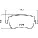 Hella Bremsbelagsatz, Scheibenbremse 8DB 355 012-421 Hella Bremsbelagsatz, Scheibenbremse 8DB 355 012-421