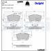 Delphi Bremsbelagsatz, Scheibenbremse LP2168 Delphi Bremsbelagsatz, Scheibenbremse LP2168