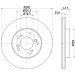 Bremsscheibe 8DD 355 107-131 Bremsscheibe 8DD 355 107-131