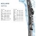 Hella Wischblatt Scheibenwischer Metal 9XW 178 878-141
