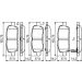 BOSCH Bremsbelagsatz, Scheibenbremse 0 986 494 861 BOSCH Bremsbelagsatz, Scheibenbremse 0 986 494 861