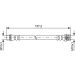 BOSCH Bremsschlauch 1 987 481 624