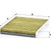 MANN-FILTER FP 2862 Innenraumfilter FreciousPlus Aktivkohlefilter mit Polyphenol, antibakteriell, Feinstaubfilter (PM 2.5)