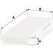 MANN-FILTER CU 25 008-2 Innenraumfilter, Partikelfilter MANN-FILTER CU 25 008-2 Innenraumfilter, Partikelfilter