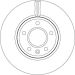 TRW Bremsscheibe DF7923 TRW Bremsscheibe DF7923