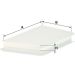 MANN-FILTER CU 3461 Innenraumfilter, Partikelfilter