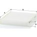 MANN-FILTER CU 19 001 Innenraumfilter, Partikelfilter MANN-FILTER CU 19 001 Innenraumfilter, Partikelfilter