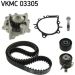 SKF Wasserpumpe + Zahnriemensatz VKMC 03305