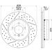 Hella Bremsscheibe Pro High Carbon 8DD 355 123-041