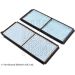 Blue Print Filtersatz, Innenraumluft ADM52517
