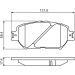 BOSCH Bremsbelagsatz, Scheibenbremse 0 986 494 418