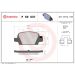 Brembo Bremsbelagsatz, Scheibenbremse PRIME LINE P 59 037 Brembo Bremsbelagsatz, Scheibenbremse PRIME LINE P 59 037