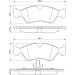 BOSCH Bremsbelagsatz, Scheibenbremse 0 986 491 900