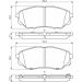 BOSCH Bremsbelagsatz, Scheibenbremse 0 986 494 827 BOSCH Bremsbelagsatz, Scheibenbremse 0 986 494 827