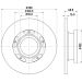 Hella Bremsscheibe PRO 8DD 355 122-761