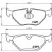 Hella Bremsbelagsatz, Scheibenbremse 8DB 355 007-981 Hella Bremsbelagsatz, Scheibenbremse 8DB 355 007-981