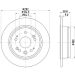 Bremsscheibe 8DD 355 119-031 Bremsscheibe 8DD 355 119-031