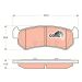 TRW Bremsbelagsatz, Scheibenbremse COTEC GDB3348